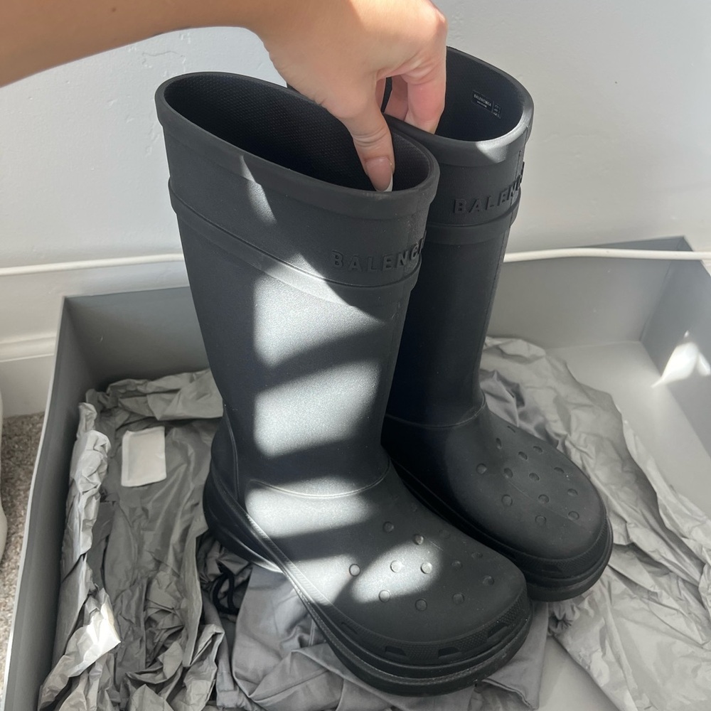Balenciaga Croc Boots
